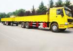 Van Type Tri Axle Trailer Cargo Transport Trailer With 12 Tires