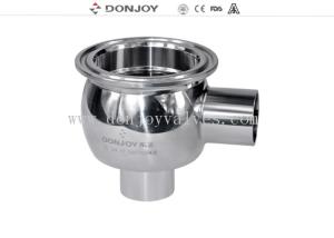 Quality SS316 Welding Manual Sanitary Radial Diaphragm Valve For Pharmaceutical Industry wholesale