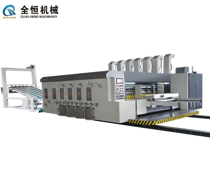 automatic printer slotter die cutter with stacker