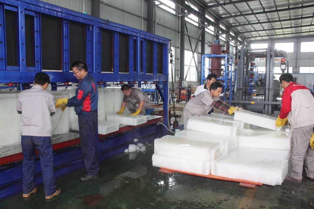 Automatic 20 ton San Luong Ice Block Machine with Direct Cooling by Focusun in Giang
