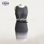 Ladies bodycon slim summer sleeveless formal office dresses fashion clothes