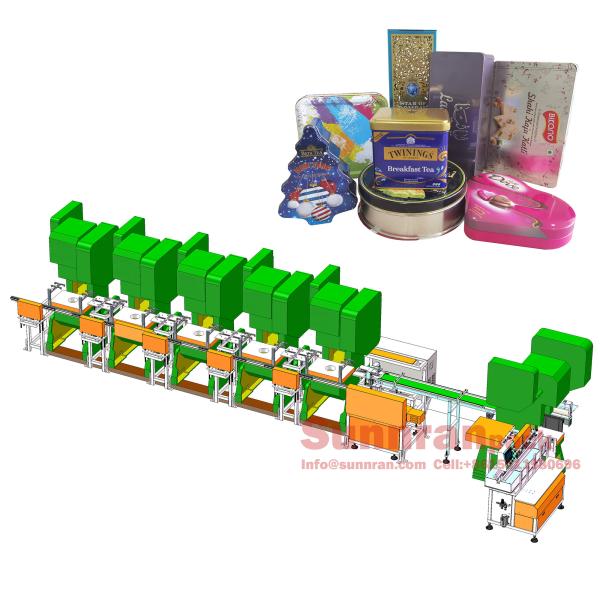 Cheap Tea Can Cover Making Cookie Tin Box Making Machine for sale