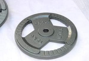 Quality Fitness Cast Iron Barbell Weight Plate With 3 Handle Grip for Sale wholesale