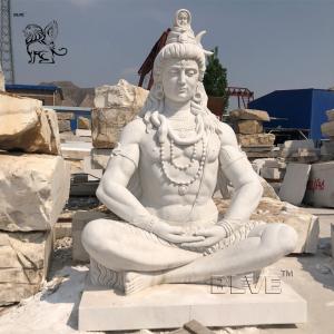 Quality Lord Shiva Marble Statue Garden Buddha Statues Large Hindu God Religious Sculpture wholesale