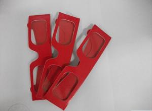 Quality OEM Printable Paper 3D Glasses Red Green With PVC PET Laser Lenses wholesale