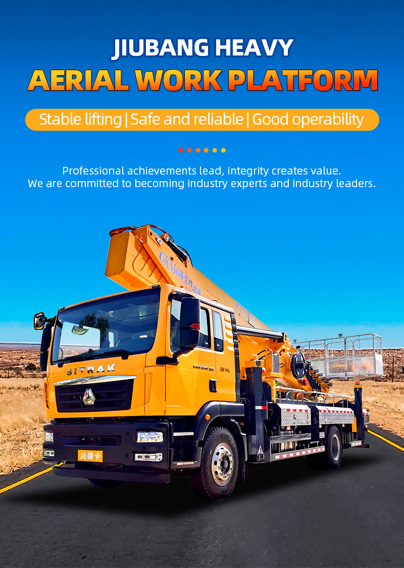 50m Bucket Truck Aerial Working Platform Truck Mounted High-altitude Operation Truck