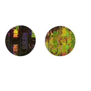 Quality Custom Hot Stamping Label Sticker Foil PVC Hologram Security wholesale