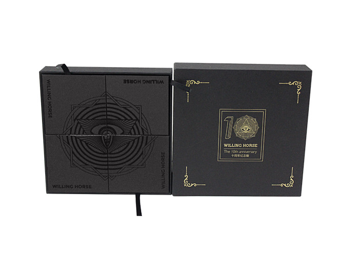 Luxprinters Customizable Gift Box With Gold Hot Stamping Finishing