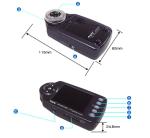 2.7Inch 500X Magnification 5MP Portable Digital Microscope