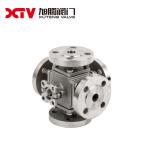 US Stainless Steel Five-Way Flanged Ball Valve with PN1.0-32.0MPa Nominal
