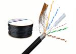305m PVC SFTP HDPE Cat6 Lan Cable 0.55mm CCA Cat6 Pvc Cable For Outdoor