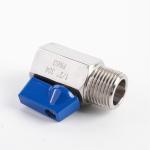 3/4"-12" NPT Female Threaded Stainless Steel Mini Ball Valve with Hose Hose Barb