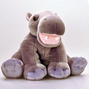Quality Sitting Pose Grey Hippo Plush Toys wholesale