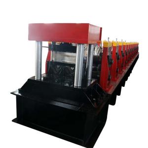 Quality Red Crash Barrier Roll Forming Machine 15m/min 3T Manual Feeding wholesale
