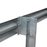 Hot Dipped Galvanized Road Steel Guardrail With ISO9001 2000 Certification