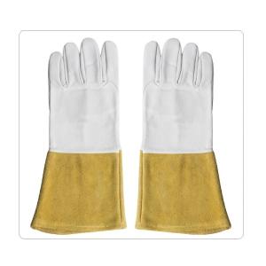 Quality Iron Steel Heat Resistant Cow Split Welding Work Gloves wholesale