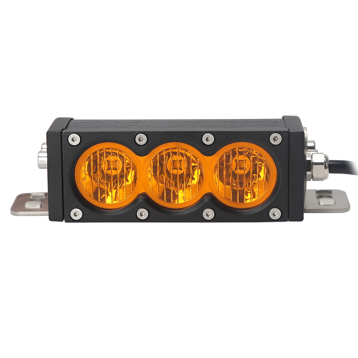 H Style 30W Yellow Color 3pcs 10W CREE LED LIGHT BAR 6000K 10-30V Combo Beam,Flood Beam, Spot beam