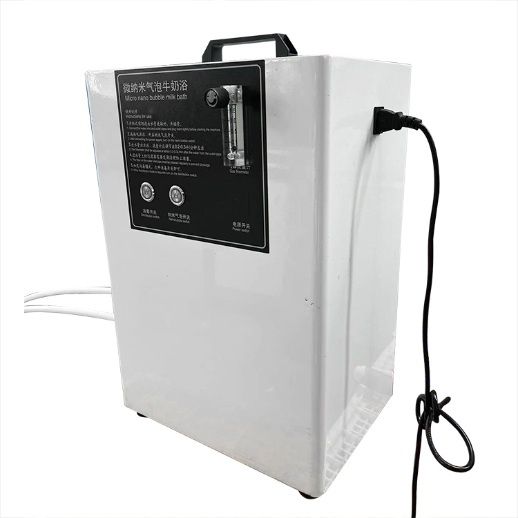 150l Flow Rate Pink Ultra Fine Bubbles Generator Small Nano Bubble Milk Spa Machine