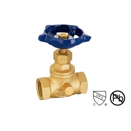 Casting Body Female Threaded Brasscraft Stop Valve Through Type Straight Stop