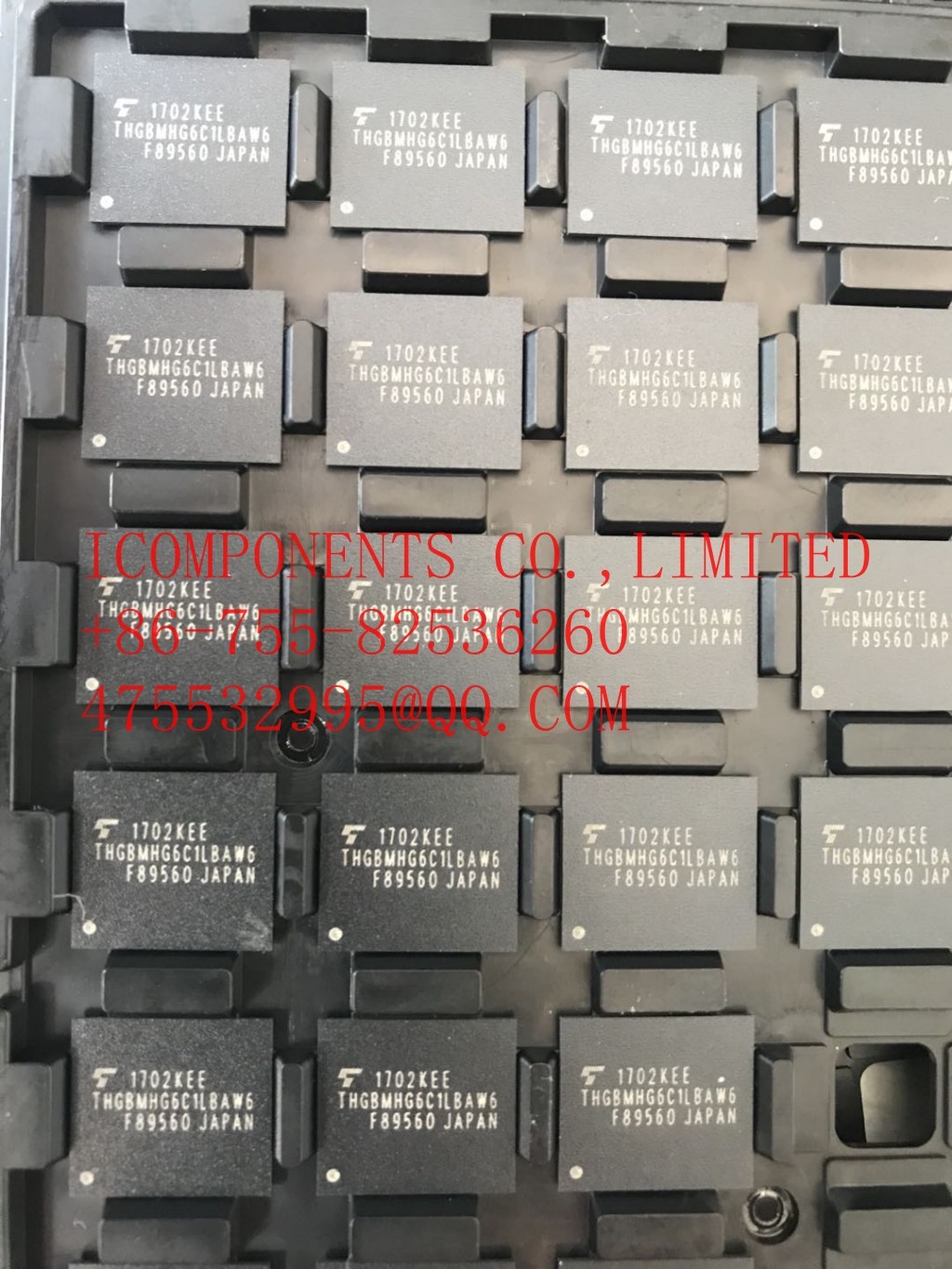 THGBMJG6C1LBAB7 TOSHIBA NAND Flash Serial e-MMC 3V/3.3V 64G-bit 64G/16G/8G x 1/2-bit/4-bit Automotive 153-Pin FBGA Tray