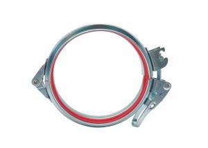 Quality 5 Inch Dust removal pipe , Heating system pipe connect Galvanized Pipe Clamp wholesale