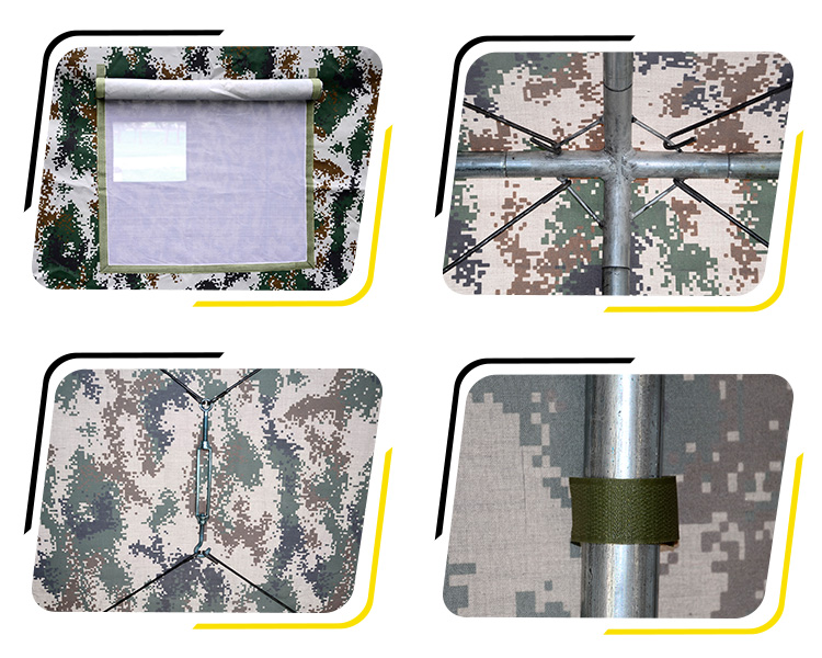 Rip - Stop Nylon Military Tents Shelters / Army Style Tent With UV Resistant
