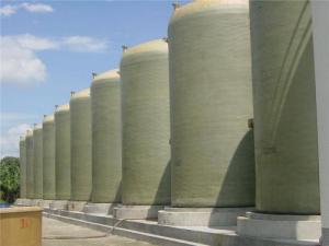 Quality Fiberglass 8CBM FRP Chemical Storage Tank Softened Water Treatment wholesale