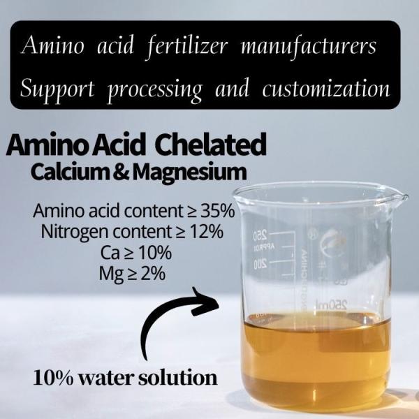 Agricultural Amino Acid Powder Fertilizer Chelated Calcium Magnesium Water