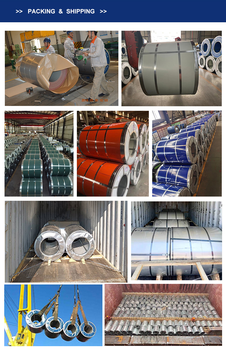 Customized Chinese Made Color Roll Pre Coated PPGI Galvanized Steel Plate for Pipe Making