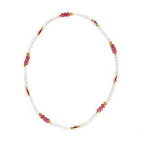 Quality Handcrafted Glass Crystal Multicolor Beaded Necklace For Holidays Gift wholesale