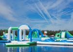 Oxford Inflatable Aqua Fun Park / Customized Inflatable Water Park Games For