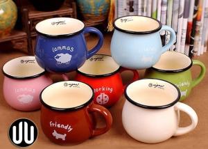 Quality Mouth Line 150ml 6x7cm Custom Ceramic Travel Mug wholesale