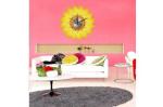 Sunflower Vinyl Wall Decoration Designer Wall Sticker Clocks 10A002