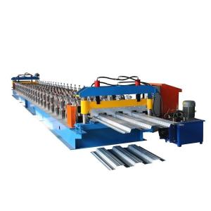 Quality 3T Metal Deck Roll Forming Machine For Color Steel Sheet 12m/min wholesale