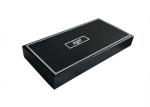 Matte Lamination Flat Pack Gift Boxes Black Cardboard Perfume Packaging With