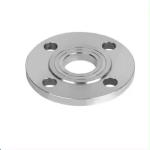 Customized Size Silver Stainless Steel Flange with ISO Standard and Flanged