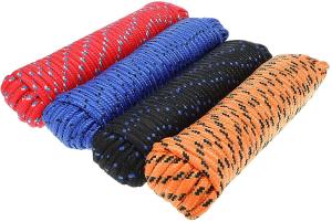 Quality Diamond Braid Polypropylene Rope 3/8 Inch 50 Feet Universal Weather Resistant Poly Rope wholesale