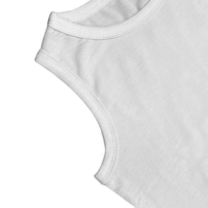 White Polyester Sublimation Vests For Kids And Adult OEM / ODM Available