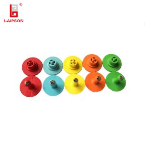 Quality 28mm TPU Round Double Tamperproof Livestock Ear Tags wholesale