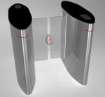 Access Control RS232 Electronic Sliding Gate Turnstile 50W