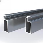 Hot Sale Russian Market mosquito net window frame aluminum profile, Aluminum