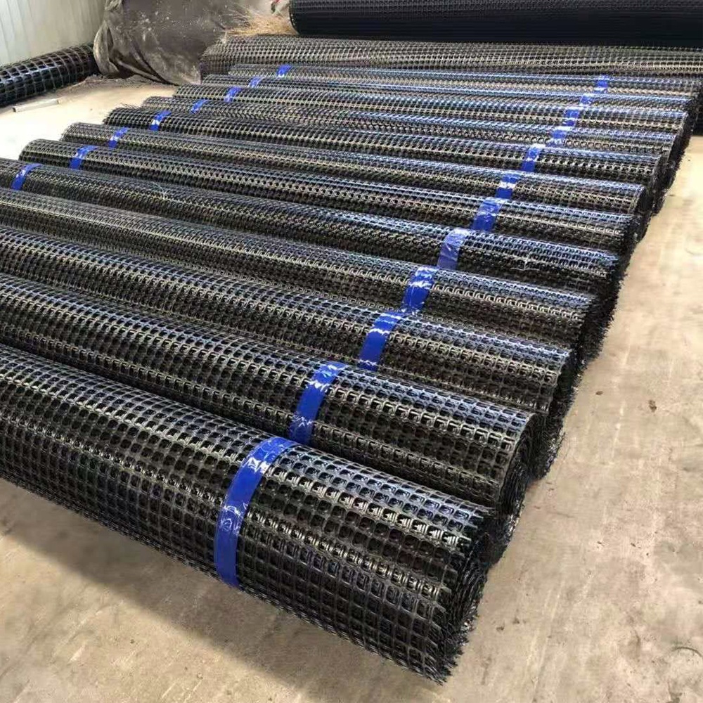 30kn/M Black Biaxial Plastic Geogrid for Honeycomb Driveway CE/ISO9001 Certified