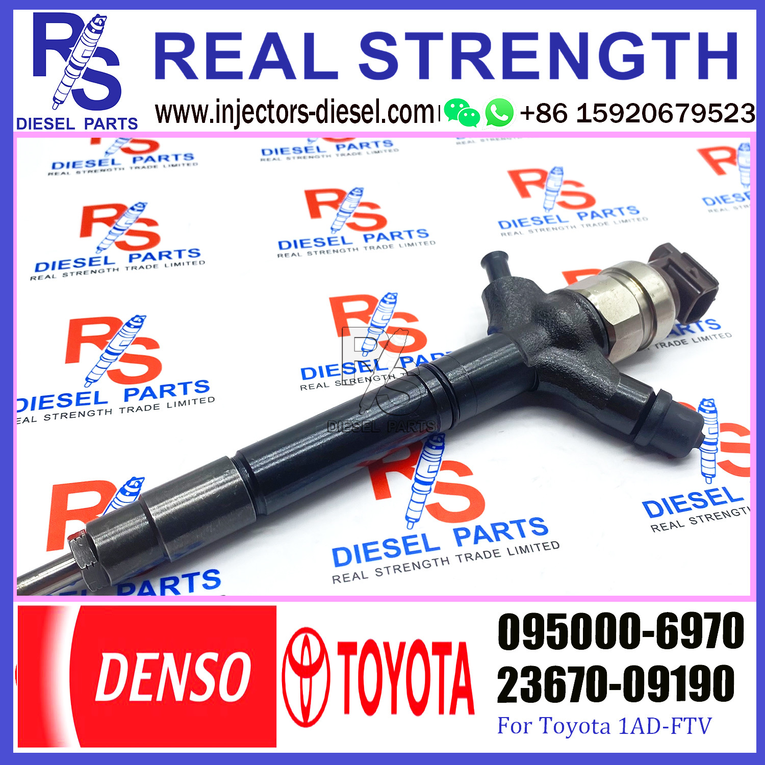 Common Rail Fuel Injector 095000-7690 095000-7680 095000-7320 095000-7330 095000-6680 095000-6970 for Toyo-ta RAV 4