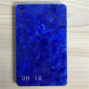 Quality Flexible Blue Pearl Acrylic Sheets 1050x630mm Perspex Sheet For Earring making wholesale