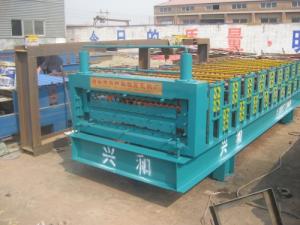 Quality Colored Coated Double Layer Steel Wall Panel Roll Forming Machine wholesale