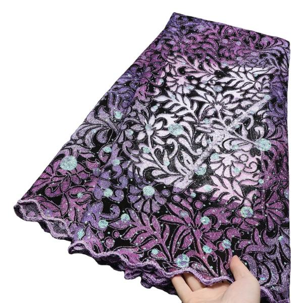 Supoo Wholesale Factory Price Direct Sales French Lace Fabric Embroidery with