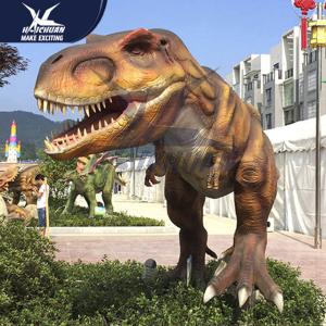 Quality Big Infrared Sensor Outdoor Dinosaur With Eyes Blink Forepaws Moving wholesale