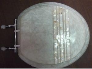 Quality Mosaic polyresin toilet seat cover wholesale
