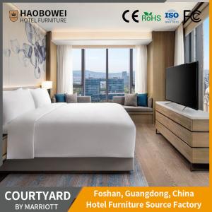 Quality US Payment Foshan 4 Star King Size Bedroom Headboard Marriott Resort Hotel Furniture Set wholesale