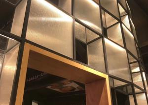 Quality Ultra Clear Abstract 4mm Shopfronts Decorative Fused Glass wholesale